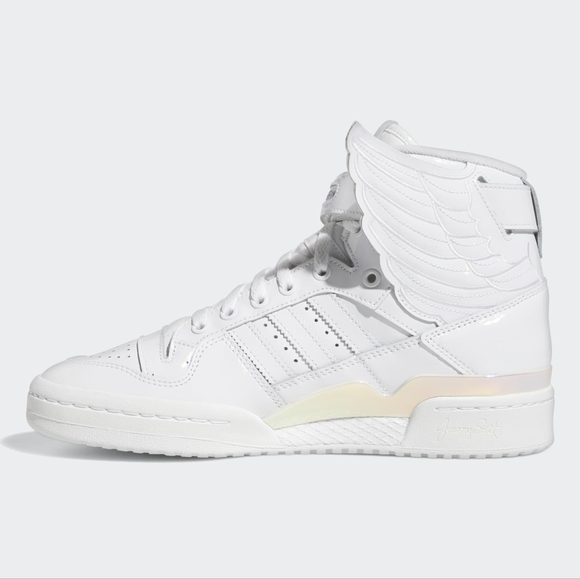 NWT Adidas x Jeremy Scott Cloud White Opal Wings 4.0 Forum Hi 10.5 - Picture 10 of 13